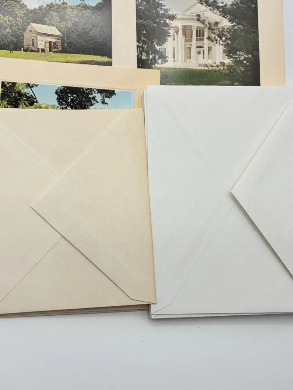 Vtg Nebraska Photo Note Cards Lot of 18 Landmarks Scenes Bright of America Blank